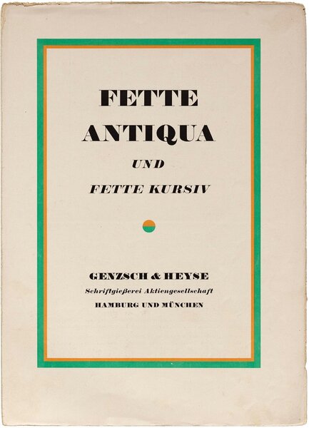 Fette Antiqua und Fette Kursiv