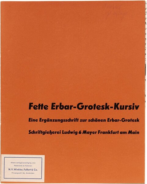 Fette Erbar-Grotesk-Kursiv