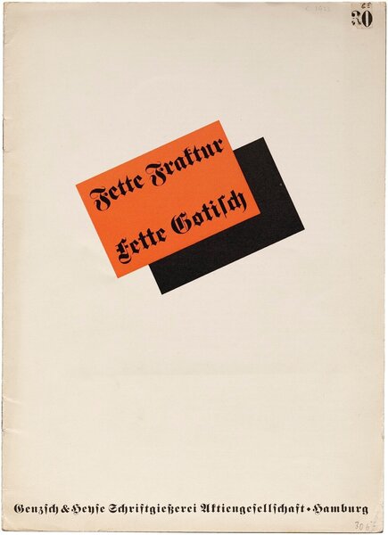 Fette Fraktur, Fette Gotisch