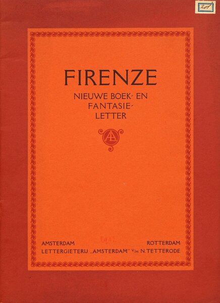 Firenze: Nieuwe Boek- en fantasie- letter
