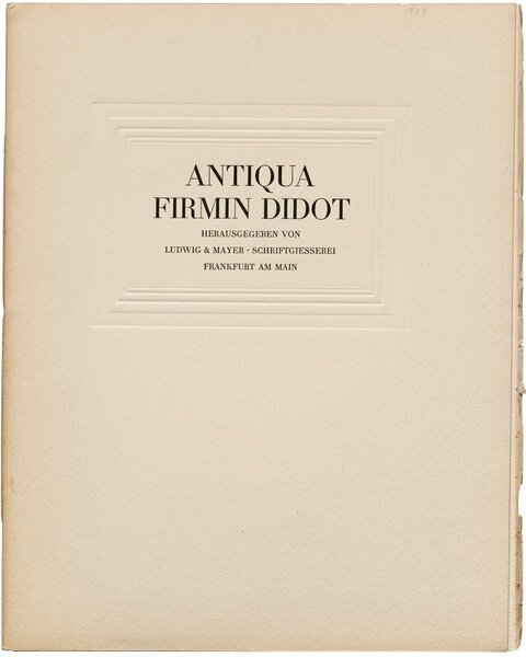Antiqua Firmin Didot