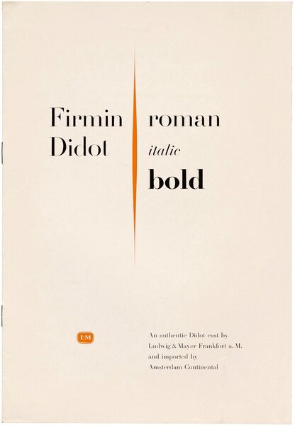 Firmin Didot: Roman Italic Bold