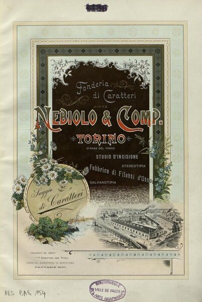 Fonderia di Caratteri ditta Nebiolo & Comp. Torino