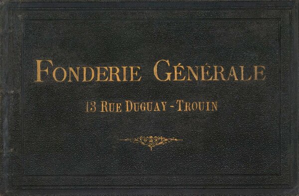 Fonderie générale: de caractères français et étrangers / Beaudoire et Cie.