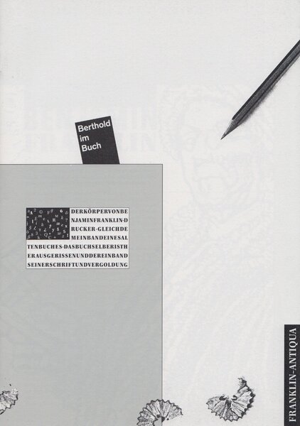 Franklin-Antiqua: Berthold im Buch