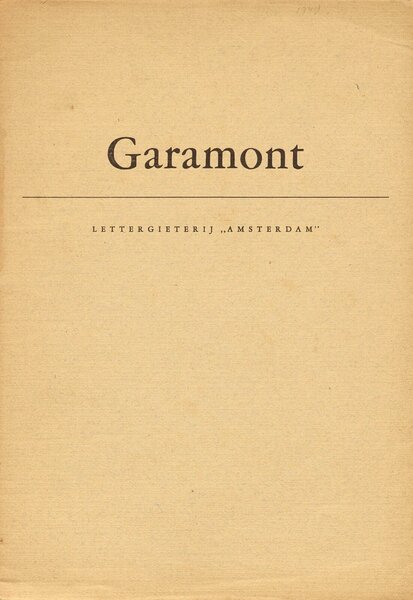 Garamont. En af de smukkeste skrifter