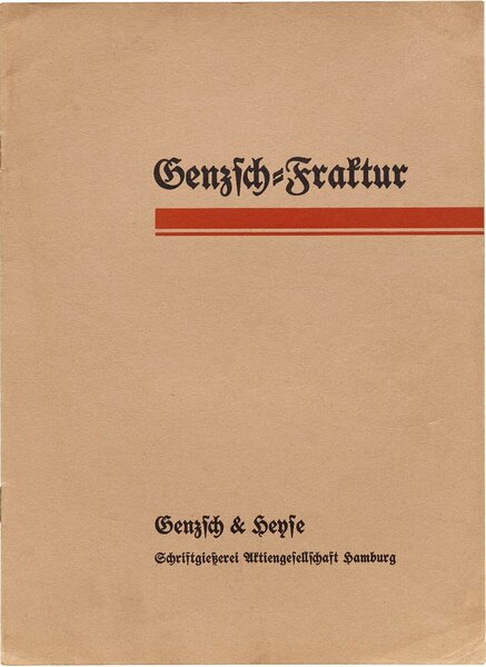 Genzsch-Fraktur und ihre Auszeichnungsschrift