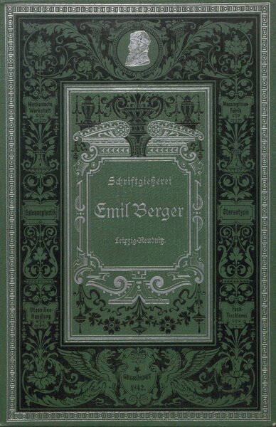 Gesammt-Probe der Schriftgießerei Emil Berger