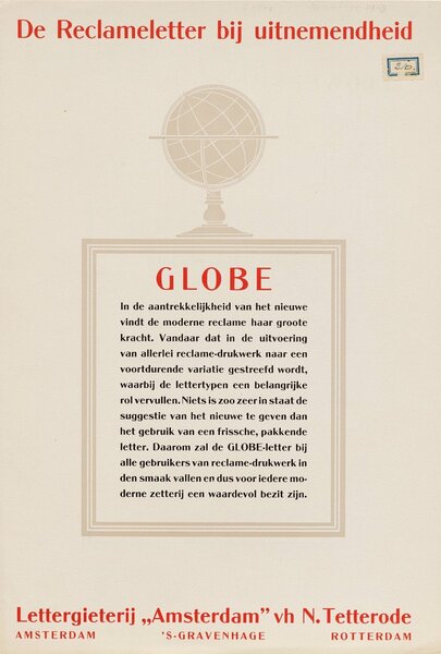 Globe: De Reclameletter bij uitnemendheid