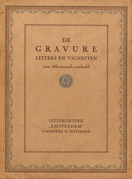 De Gravure, Letters en Vignetten