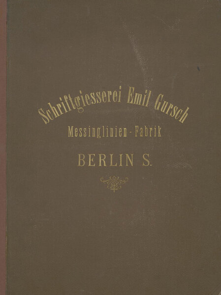 Schriftgiesserei Emil Gursch, Messinglinien-Fabrik