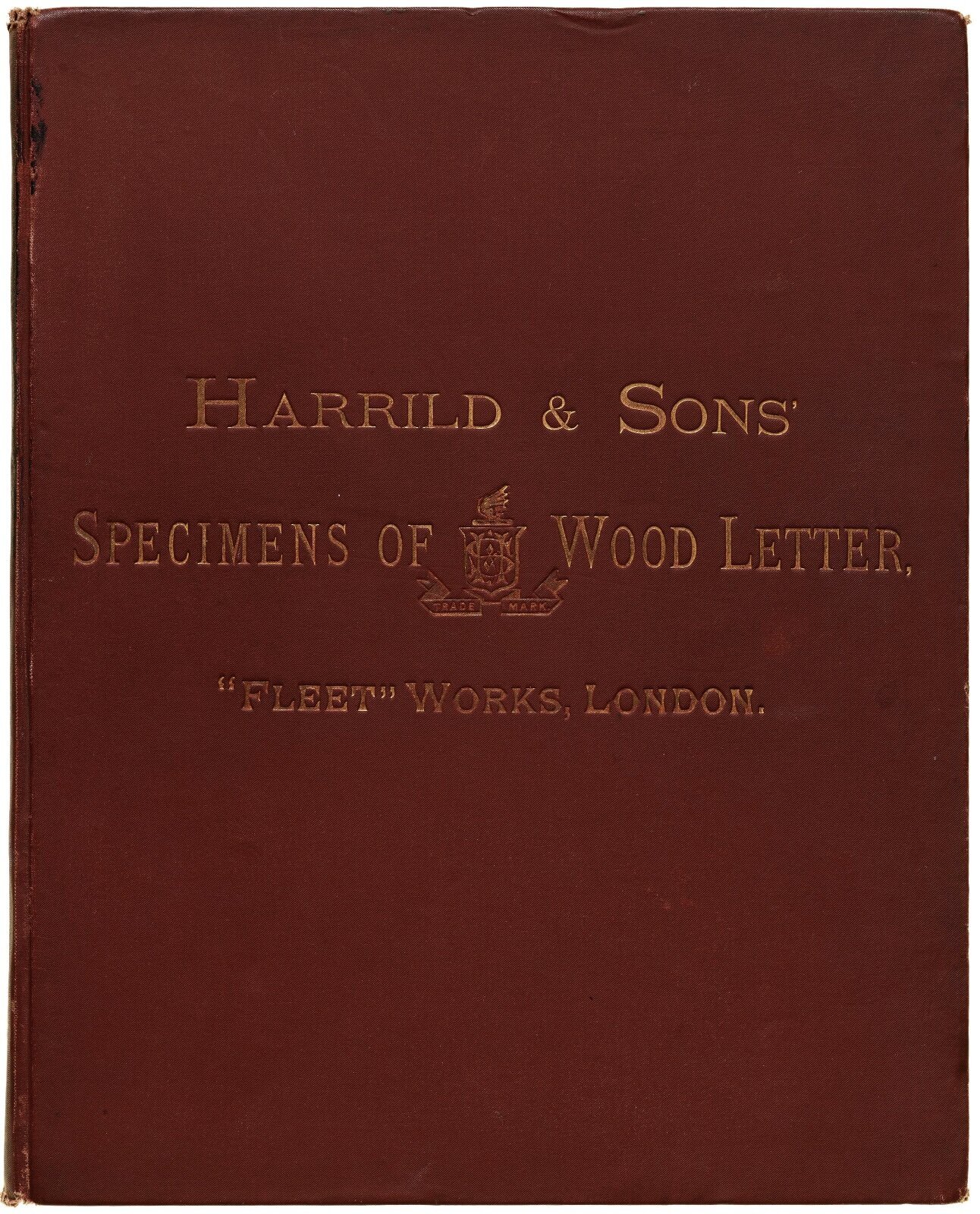 Harrild & Sons' New & Abridged Specimens of Wood-Letter, Corners, Borders, &ca. // LLC876