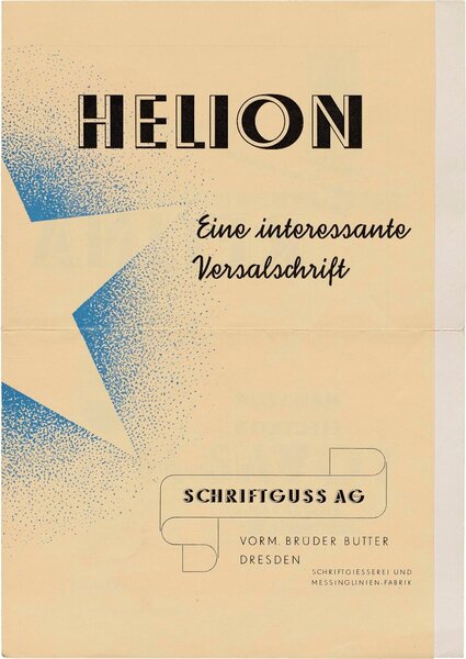 Helion: Eine interessante Versalschrift