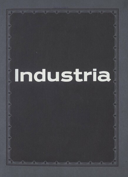 Industria: eine charaktervolle Reklame-Grotesk