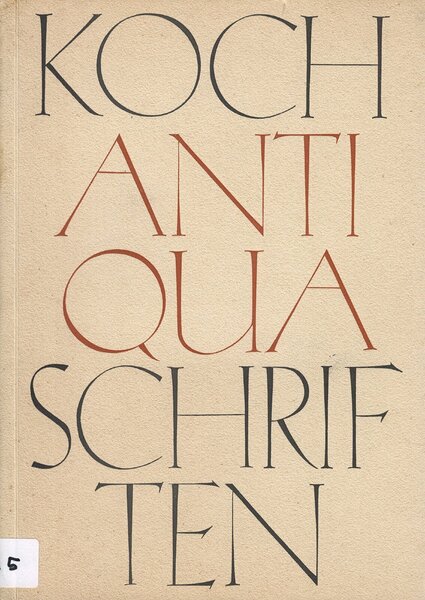 Koch-Antiqua-Schriften