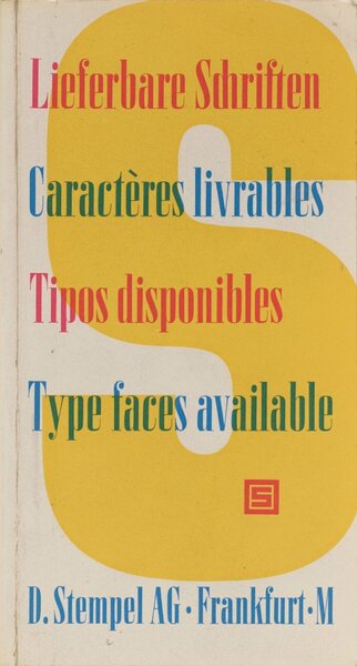 D. Stempel AG: Lieferbare Schriften