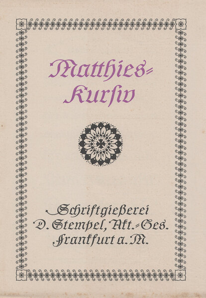 Matthies-Kursiv
