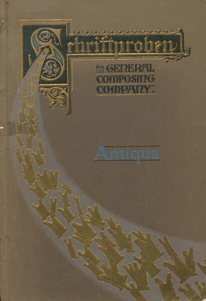 Auszug aus den Schriftproben unserer Herkules-Matrizen: Antiqua