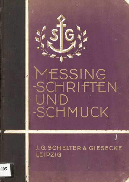 Messing-Schriften und Schmuck