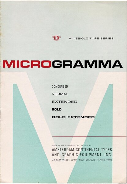 Microgramma: A Nebiolo Type Series