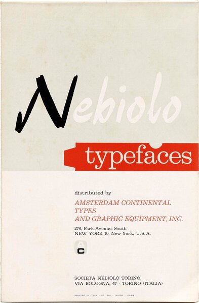 Nebiolo Typefaces