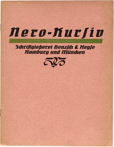 Meisterwerke der Schriftgießerkunst: Nero-Kursiv