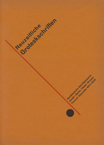 Neuzeitliche Grotesk-Schriften