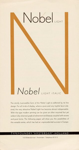 Nobel Light, Nobel Light Italic