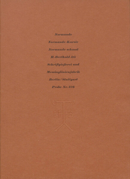 Normande Schriftprobe 376