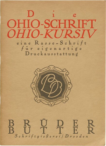 Die Ohio-Schrift, Ohio-Kursiv