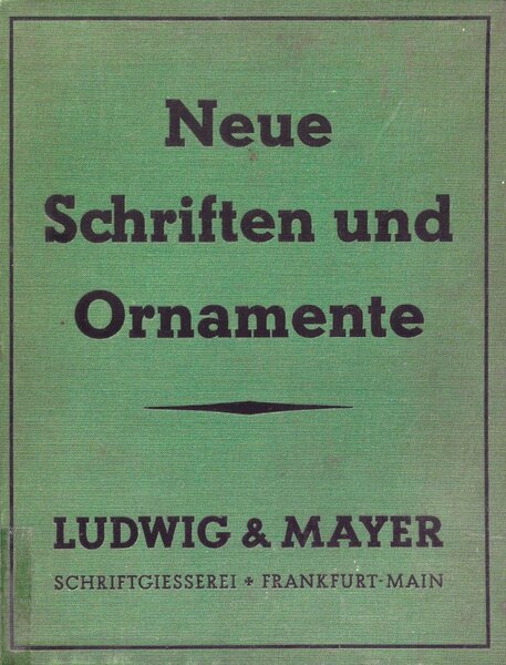 Neue Schriften und Ornamente