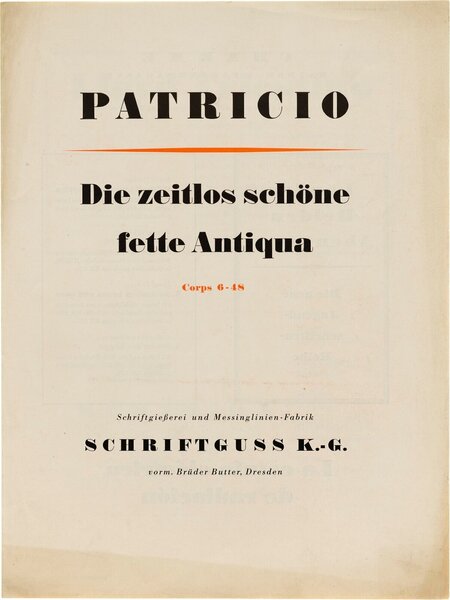 Patricio: die zeitlos schöne fette Antiqua