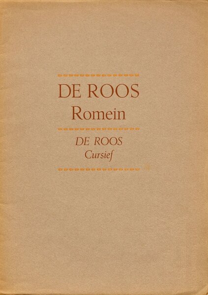 De Roos Romein, De Roos Cursief