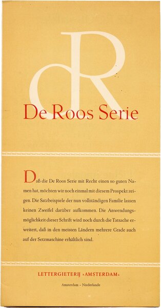 De Roos Serie