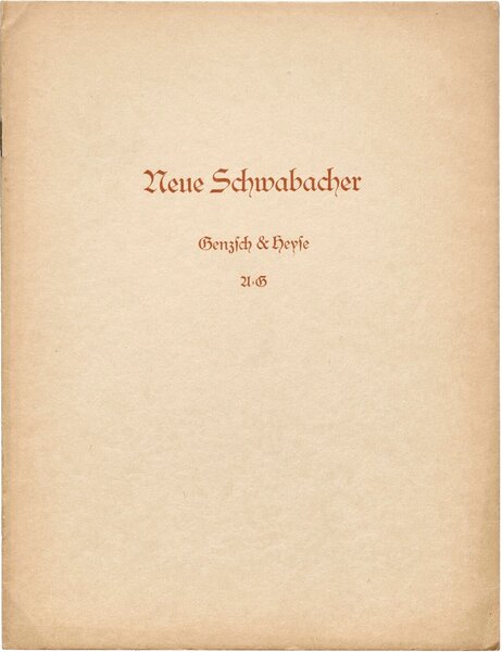 Neue Schwabacher