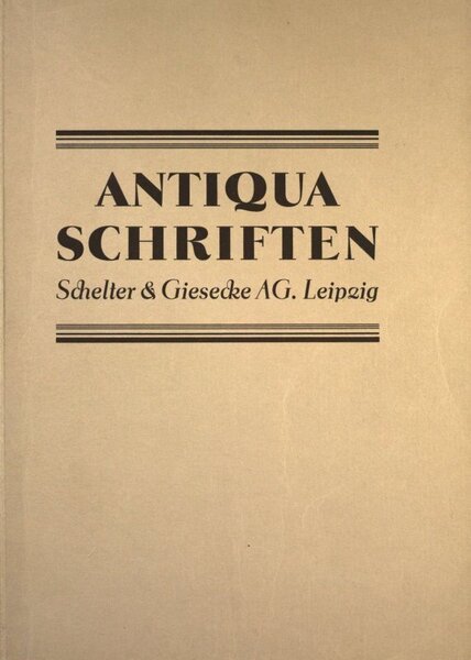 Antiqua-Schriften