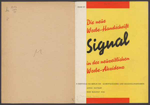 Die neue Werbe-Handschrift Signal