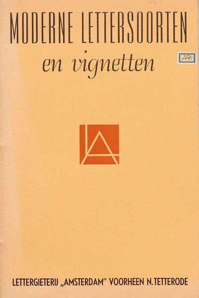 Moderne Lettersoorten en Vignetten