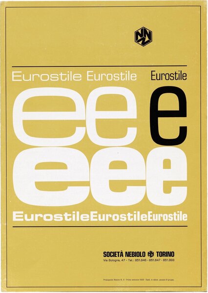 Eurostile: Propaganda Nebiolo N. 4