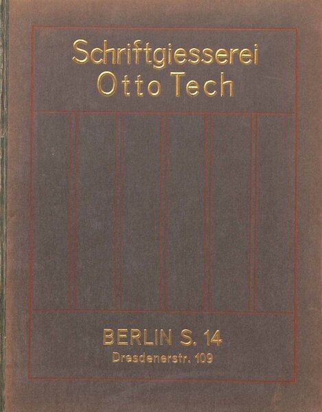 Moderne Titelschriften, Brotschriften, Einfassungen