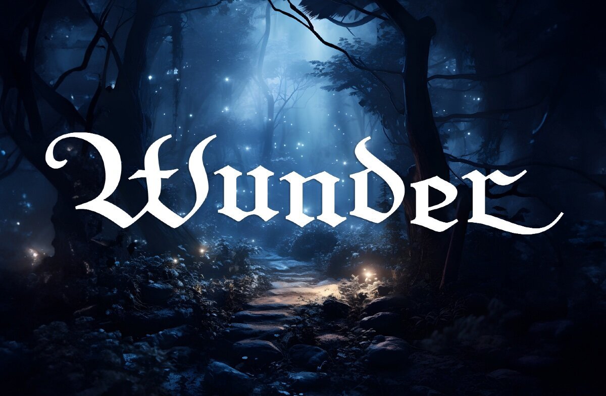 FDI Wunder: fonts for fairy tales and a touch of magic // LLC1541