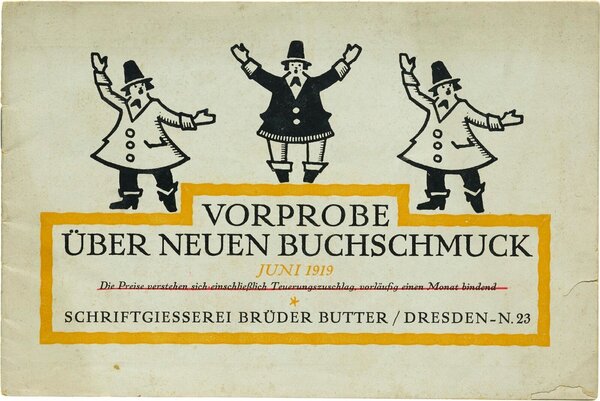Vorprobe über neuen Buchschmuck