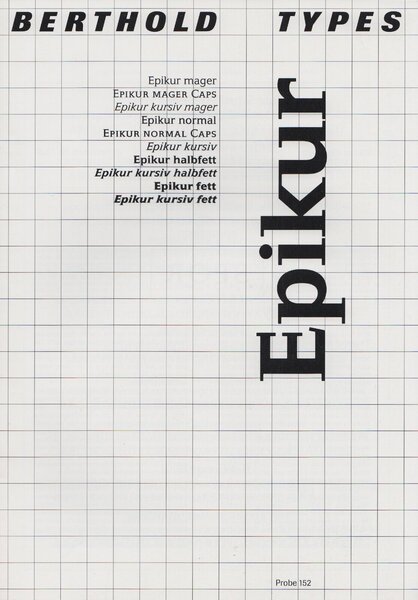 Probe 152: Epikur