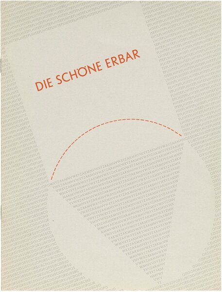 Rein typographisch, in neuer Probe: die schöne Erbar