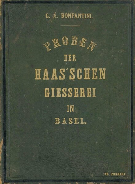 Proben der Haas’schen Giesserei in Basel