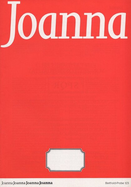 Probe 123: Joanna