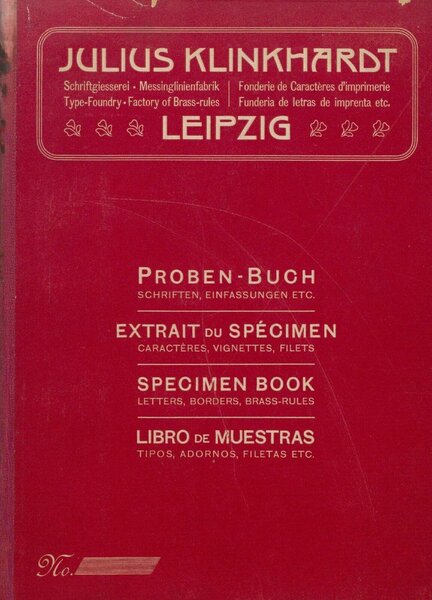 Proben-Buch: Schriften, Einfassungen etc.
