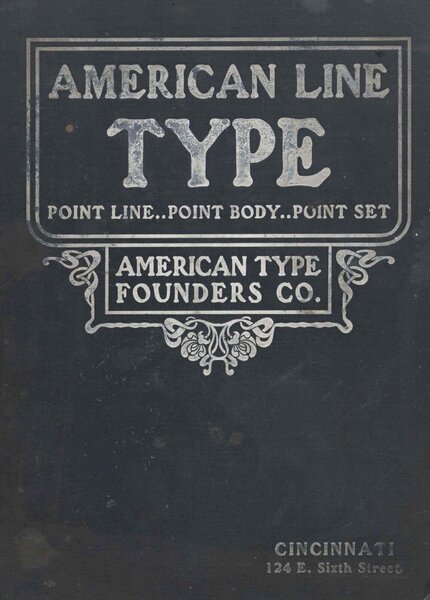 Specimen Book of American Line Type Faces