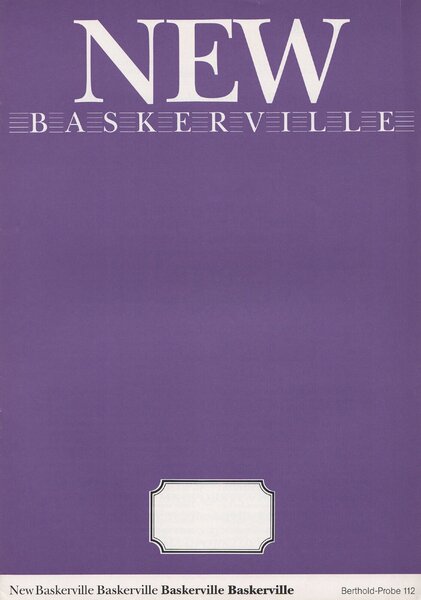 Probe 112: New Baskerville