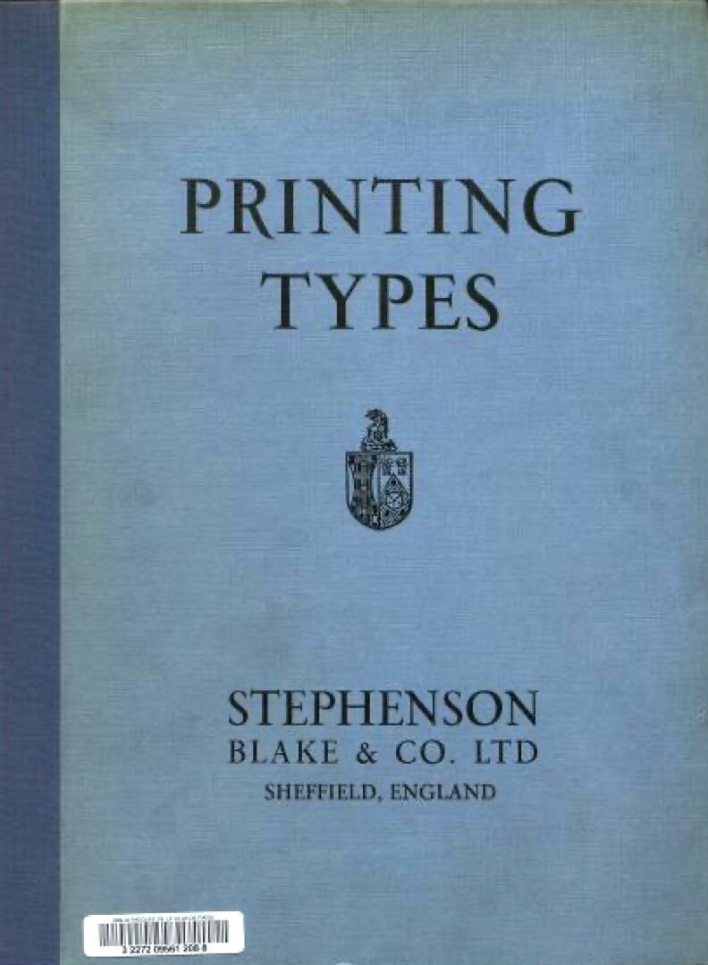 Printing types, borders initials electros brass rules spacing material // LLC1535